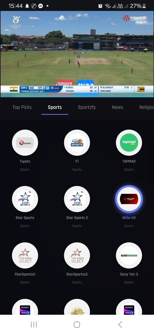 LVT TV Mobile App — ISP branded live TV bangla news sports